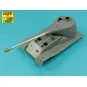 10, 5cm KwK L/70 barrel with perforated muzzle brake for German Pz....