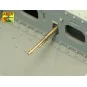 Barrels for British WWI Tank Mk.I Male - 6 pdr. gun x 2 & 8mm Hotch...