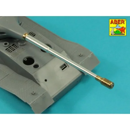 10, 5cm KwK L/70 barrel with perforated muzzle brake for German Pz....