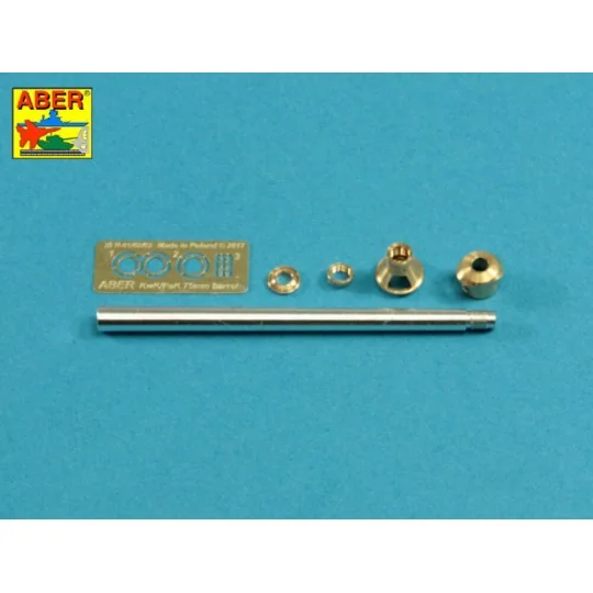 75mm KwK40L/48 barrel with middle model muzzle brake for Germ.Pz.Kp...