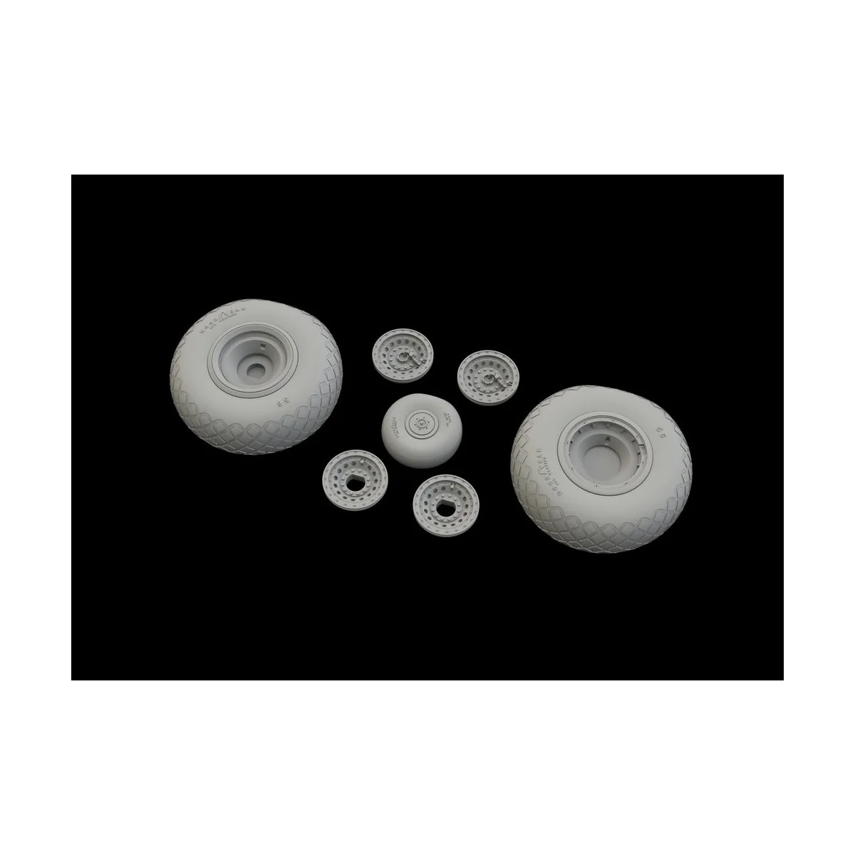 B-17 wheels for HKM, 1/48 - Eduard Accessories 648529