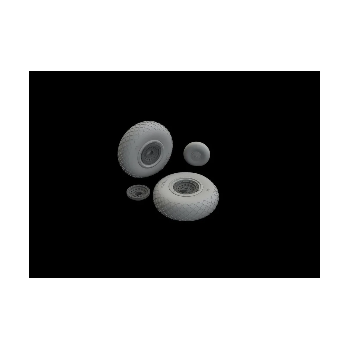 B-17 wheels for HKM, 1/48 - Eduard Accessories 648529