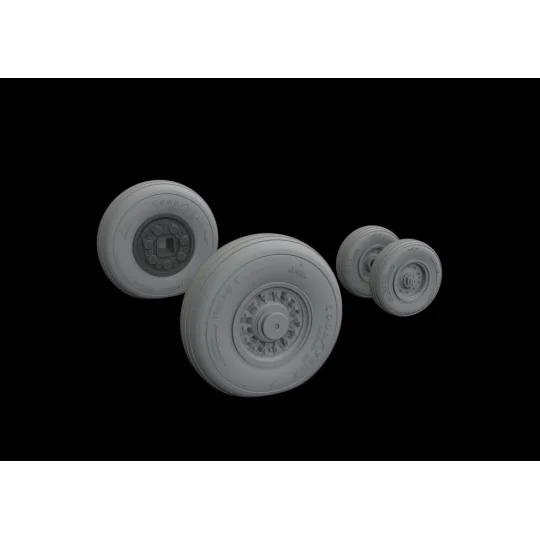 F-14D wheels for AMK, 1/48 - Eduard Accessories 648530