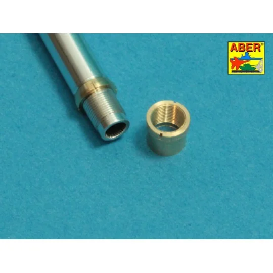 U.S 90 mm M3 barrel with thread protector for tank destroyer M36B1,...