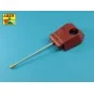7, 5 cm barrel with muzzle brake for Panther Ausf.A, 1/35 - Aber Mo...