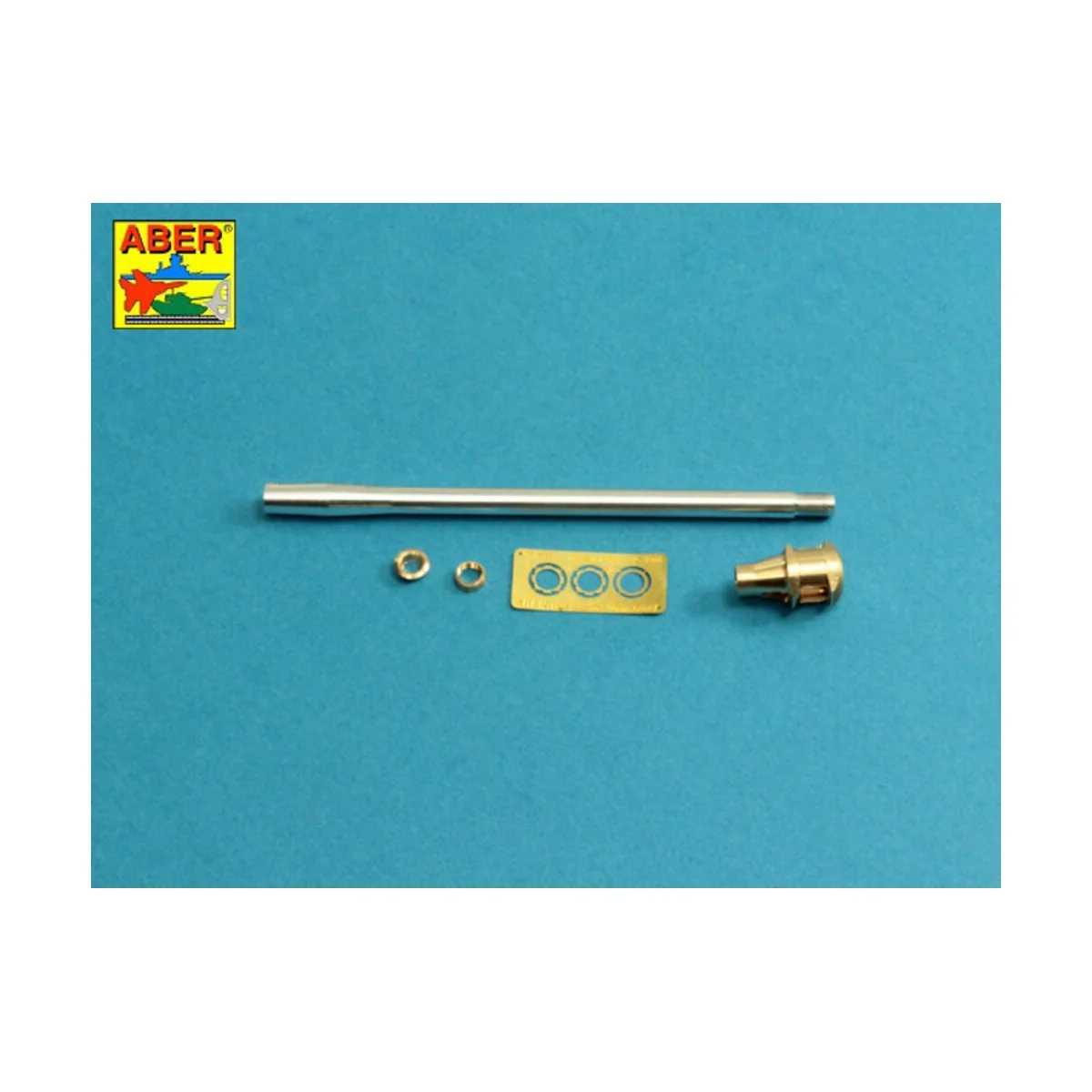 U.S 90 mm M3 barrel with muzzle brake for T26E3, Pershing, 1/35 - A...