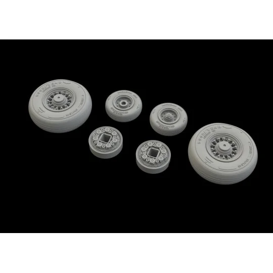F-14D wheels for AMK - Eduard Accessories 648530