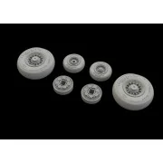F-14D wheels for AMK - Eduard Accessories 648530
