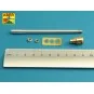U.S 90 mm M3 barrel with muzzle brake for T26E3, Pershing, 1/35 - A...