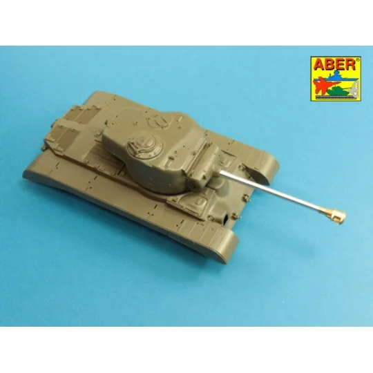 U.S 90 mm M3 barrel with muzzle brake for T26E3, Pershing, 1/35 - A...