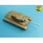 U.S 90 mm M3 barrel with muzzle brake for T26E3, Pershing, 1/35 - A...