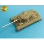 U.S 90 mm M3 barrel with muzzle brake for T26E3, Pershing, 1/35 - A...