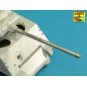 U.S 90 mm M3 barrel with thread protector for tank destroyer M36B1,...