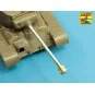 U.S 90 mm M3 barrel with muzzle brake for T26E3, Pershing, 1/35 - A...