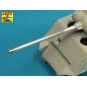 U.S 90 mm M3 barrel with thread protector for tank destroyer M36B1,...
