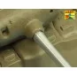 U.S 90 mm M3 barrel with muzzle brake for T26E3, Pershing, 1/35 - A...