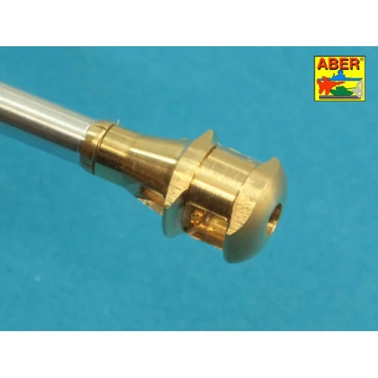 U.S 90 mm M3 barrel with muzzle brake for T26E3, Pershing, 1/35 - A...