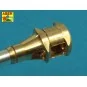 U.S 90 mm M3 barrel with muzzle brake for T26E3, Pershing, 1/35 - A...