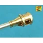 U.S 90 mm M3 barrel with muzzle brake for T26E3, Pershing, 1/35 - A...