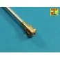 U.S 90 mm M3 barrel with muzzle brake for T26E3, Pershing, 1/35 - A...
