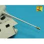 7, 5 cm barrel with muzzle brake for Panther Ausf.A, 1/35 - Aber Mo...
