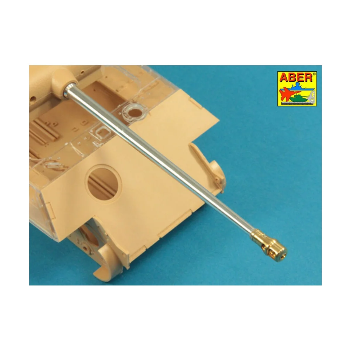 7, 5 cm barrel with muzzle brake for Panther Ausf.G, 1/35 - Aber Mo...