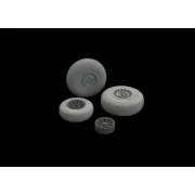 A-26/B-26 Invader wheels for ICM - Eduard Accessories 648534