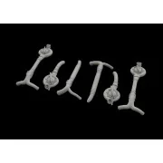 B-17G superchargers for HKM, 1/48 - Eduard Accessories 648536