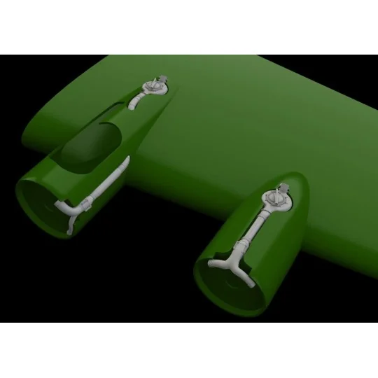 B-17G superchargers for HKM - Eduard Accessories 648536