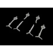 B-17G superchargers for HKM, 1/48 - Eduard Accessories 648536