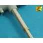 7, 5cm/5, 5cm Pak 41 L/57 gun barrel with muzzle brake for German T...