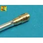 7, 5cm/5, 5cm Pak 41 L/57 gun barrel with muzzle brake for German T...