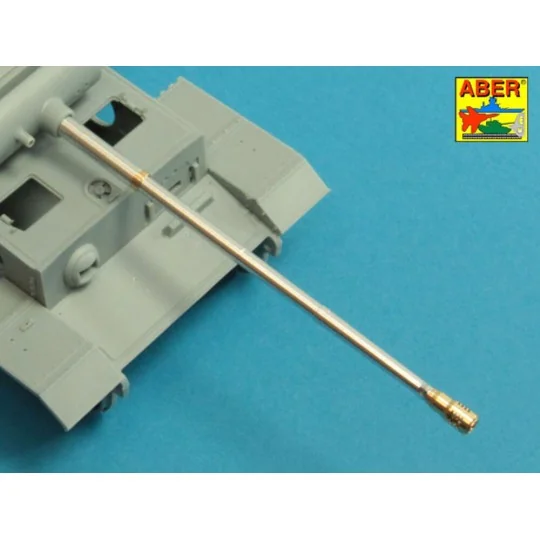 7, 5cm/5, 5cm Pak 41 L/57 gun barrel with muzzle brake for German T...