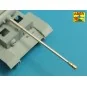7, 5cm/5, 5cm Pak 41 L/57 gun barrel with muzzle brake for German T...