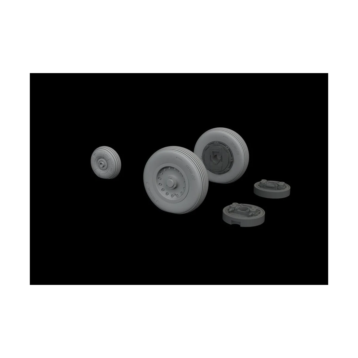 Mirage IIIC wheels for Eduard, 1/48 - Eduard Accessories 648541