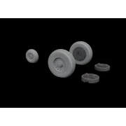Mirage IIIC wheels for Eduard - Eduard Accessories 648541