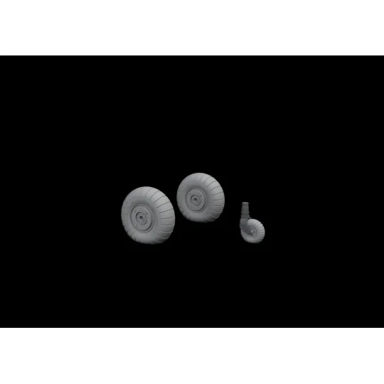 He 111 early wheels for ICM - Eduard Accessories 648542