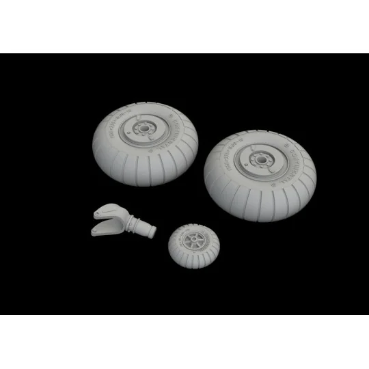 He 111 early wheels for ICM - Eduard Accessories 648542