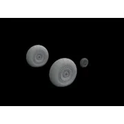 He 111 wheels late for ICM, 1/48 - Eduard Accessories 648543