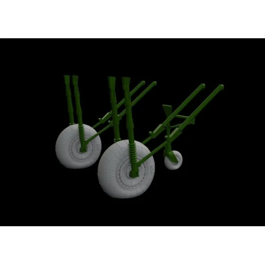 He 111 wheels late for ICM, 1/48 - Eduard Accessories 648543