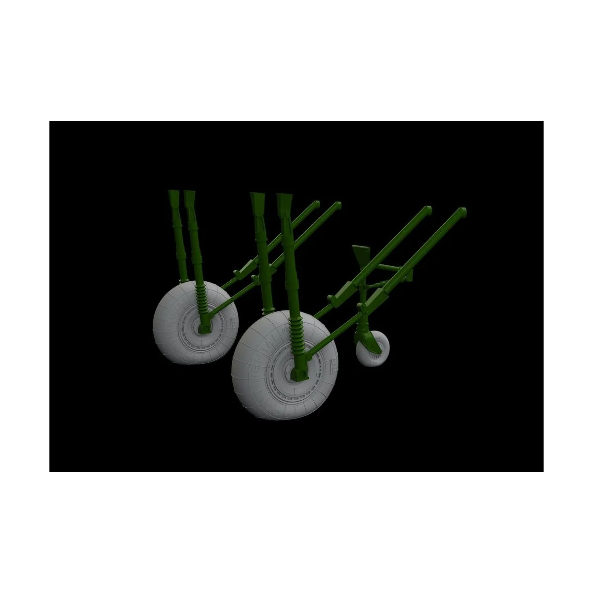 He 111 wheels late for ICM - Eduard Accessories 648543