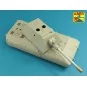150mm Barrel with muzzle brake for German E-100 Heavy Tank Krupp Tu...