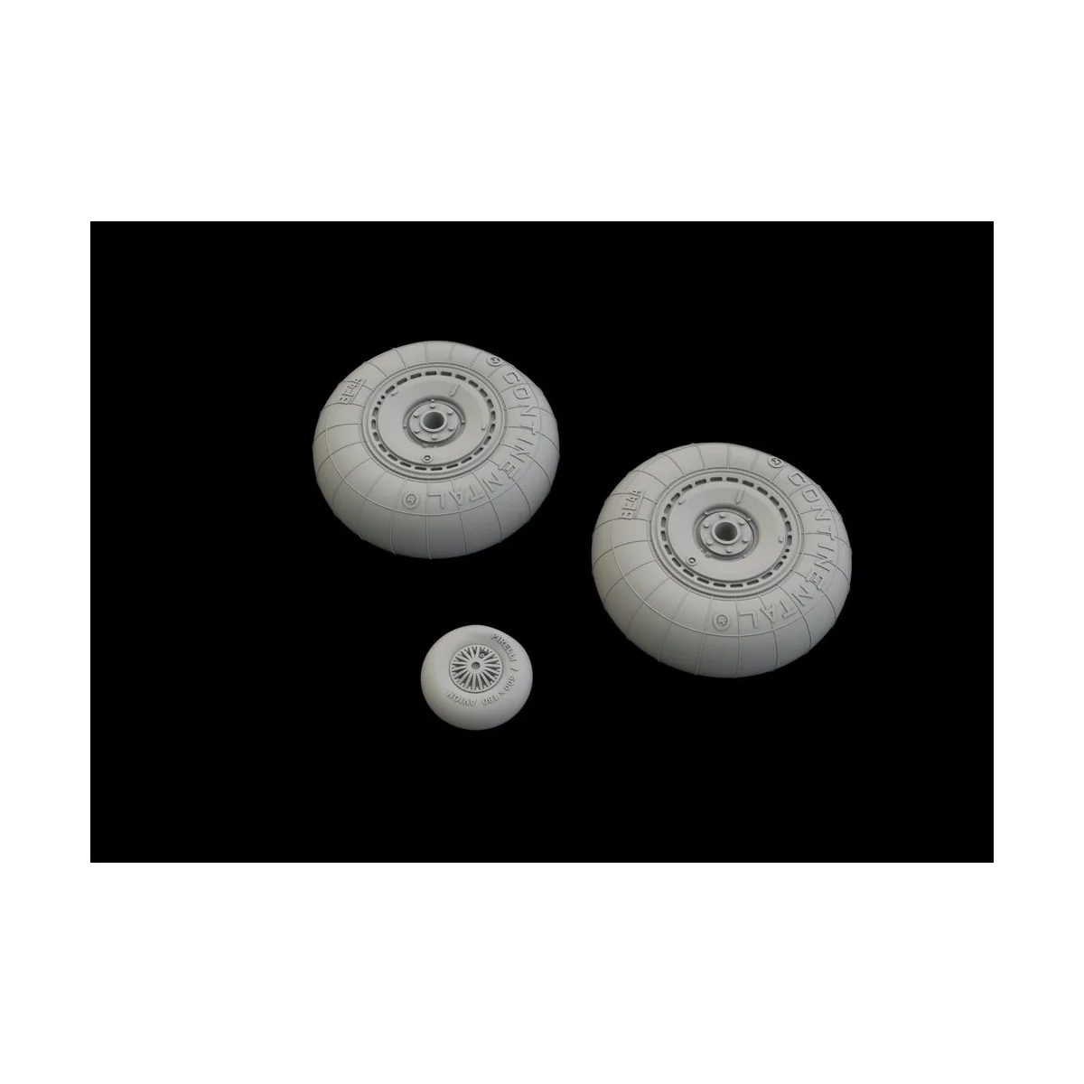 He 111 wheels late for ICM, 1/48 - Eduard Accessories 648543