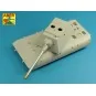 150mm Barrel with muzzle brake for German E-100 Heavy Tank Krupp Tu...