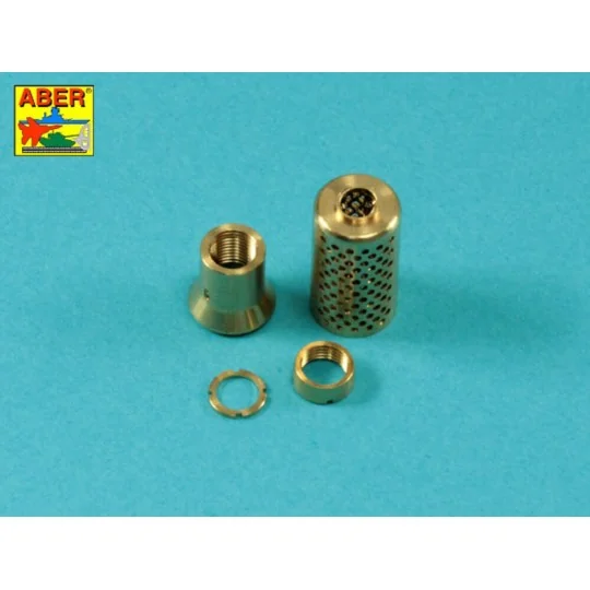 Barrel with muzzle brake for German Krupp 12, 8cm PAK 44 Anti-Tank ...