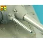 Set of barrels for German Heavy tank E-100 (Dragon) 15cm & 7, 5cm, ...