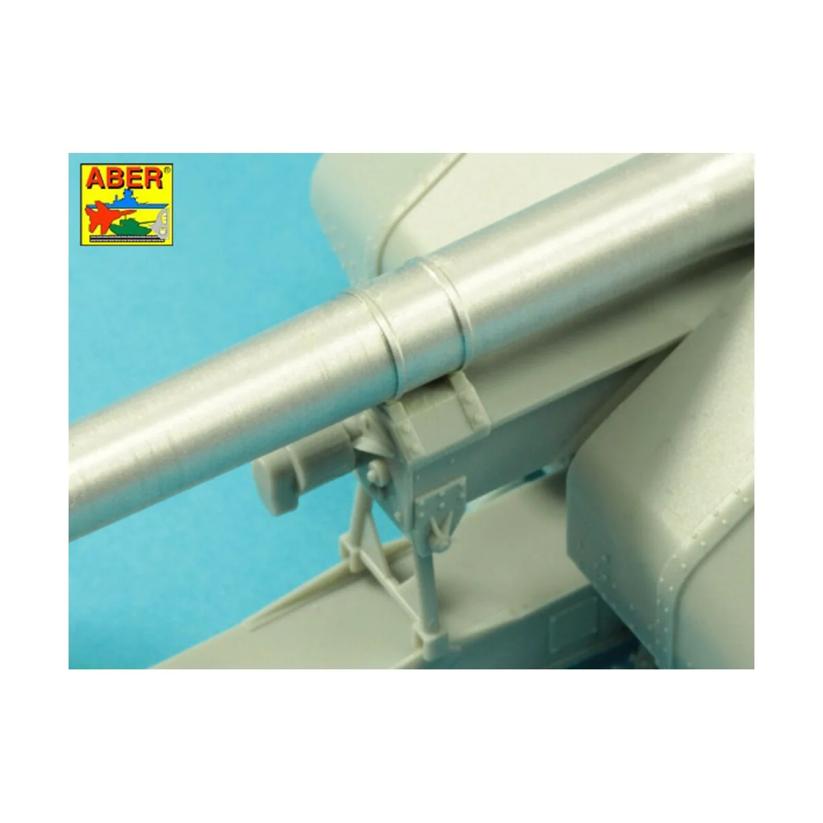 Barrel with muzzle brake for German Krupp 12, 8cm PAK 44 Anti-Tank ...