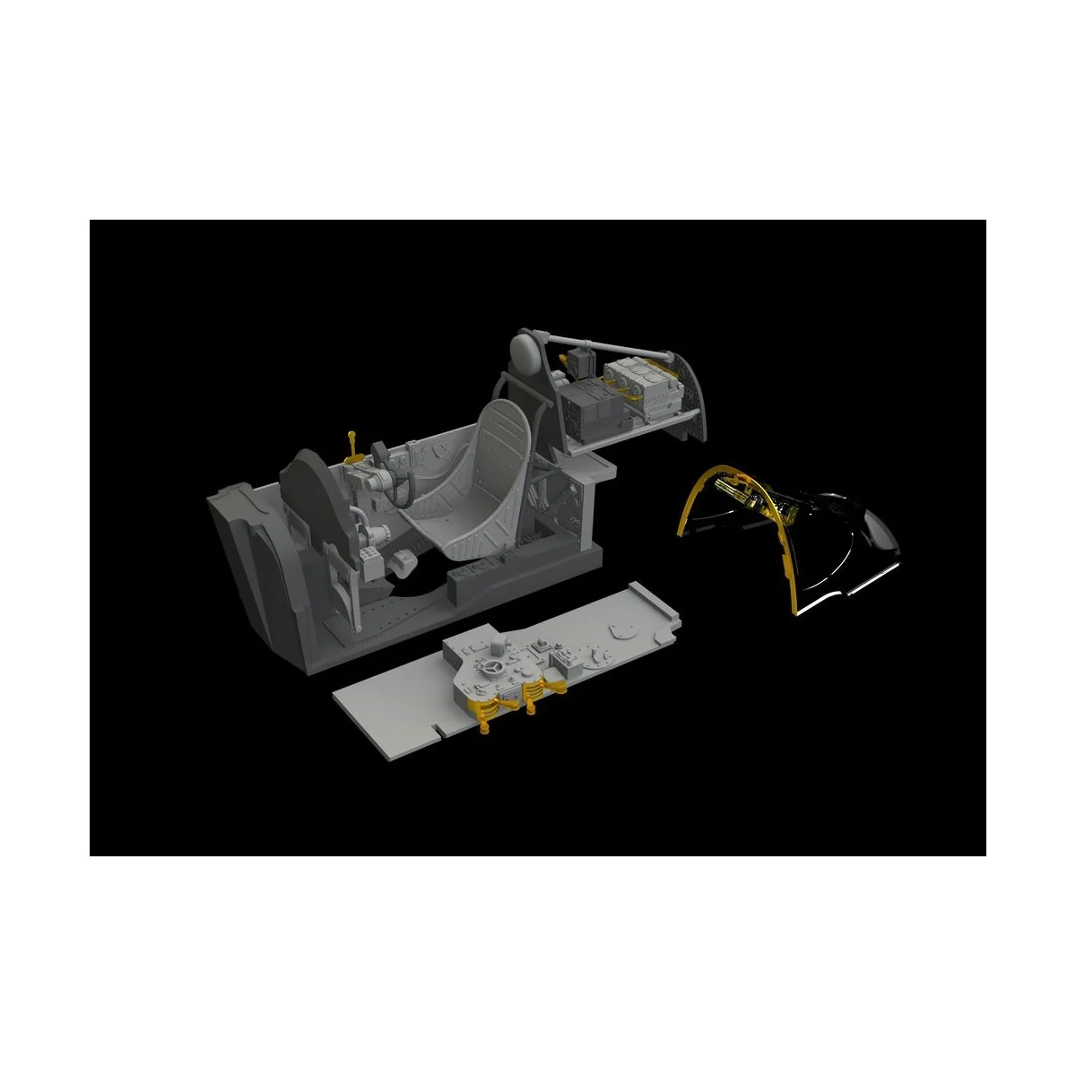 P-38F cockpit for Tamiya - Eduard Accessories 648544