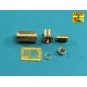 Muzzle brake fit to barrel for Krupp 12, 8cm PAK 44 Anti-Tank Gun (...