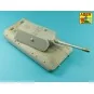 Set of barrels for German Heavy tank E-100 (Dragon) 15cm & 7, 5cm, ...